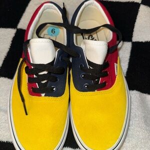 Vans Kids Sneakers in Yellow, Red, and Blue